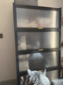 摩霄厨房置物架落地餐边防尘带门储物碗柜大容量收纳橱柜子三层70*42 实拍图