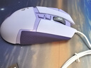 罗技（G） G502 HERO主宰者 有线鼠标 游戏鼠标 吃鸡鼠标 电竞鼠标宏编程可配重HERO引擎 礼盒送男友 G502H星河紫+鼠标垫 实拍图