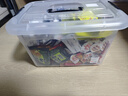 禧天龙塑料收纳箱家用衣物玩具储物箱加厚手提箱储物盒 13L透明 单个装 实拍图