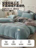 艾薇 A类牛奶绒被套单件单人宿舍加厚高克重毛绒被罩 米蓝灰150*200cm 实拍图