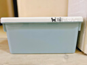 禧天龙收纳箱钢化款加厚抗压储物箱零食玩具车载整理箱 16L石青1个装 实拍图