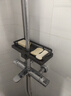 加度卫生间花洒置物架免打孔喷头托盘杆家用多功能淋浴室收纳放篮挂架 实拍图