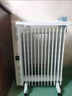 美的（Midea）【白玉】取暖器/电暖器/电暖气家用/烤火炉/13片节能速热/电热油汀/油酊/加热器/烘衣加湿HYX22N 实拍图
