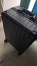 京东京造无界铝框20英寸行李箱男女 拉杆箱密码箱登机皮箱明日达 黑明日达 实拍图
