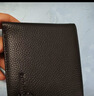 稻草人男士钱包短款商务头层牛皮横款两折票夹多卡位钱夹生日礼物 实拍图