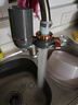 美的（Midea）净水器水龙头过滤器家用自来水滤水器直饮前置过滤器厨房卫生间通用除水垢除余氯双出水可清洗滤芯 一机三芯【两年免换滤芯】 实拍图