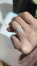 唯一（Winy）莫桑钻戒银戒指情侣对戒男士求婚足银戒指女生日七夕情人节礼物 实拍图