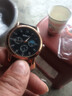 【网红爆款】商务腕表石英运动表休闲皮带男女手表 黑色 实拍图