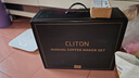 CLITON手摇磨豆机外调咖啡豆研磨机手磨咖啡机咖啡壶滤杯手冲壶礼盒套装 实拍图