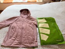 蕉下（beneunder）外套女气绒棉服中暖弹力连帽户外运动秋冬CL231藕荷粉XL 实拍图