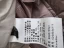 珂莱蒂尔冬季新年红白鹅绒御寒保暖长款羽绒服外套女骐骥红 淡玫红 XL 实拍图