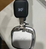 iKF R2复古头戴式蓝牙耳机无线潮流抖音时尚数码穿搭高音质音乐美拉德风美式日韩风穿搭耳机银光黑 实拍图
