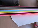 齐心（COMIX）60张A4彩色卡纸30色 儿童学生手工硬卡纸手绘涂鸦纸 彩卡打印纸 硬彩纸加厚折纸EC83636 实拍图