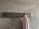 潜水艇（Submarine）枪灰色太空铝毛巾架免打孔卫生间置物架浴室洗澡间厕所卫浴浴巾架 【网篮款】双折叠浴巾架-70cm 实拍图