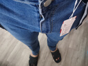 京东京造【已售30w件+】牛仔裤男四季舒适百搭男士休闲裤直筒裤子 中蓝 35 实拍图