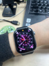Apple/苹果 Watch S11 智能手表GPS+蜂窝款46毫米深空灰色铝金属表壳黑色运动型表带S/M MFDD4CH/B 实拍图