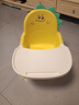 钡淇林加厚宝宝餐椅婴儿餐桌儿童吃饭家用防滑小椅子塑料小朋友靠背凳子 萌趣款-黄色 实拍图