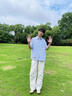 fingercroxx it衬衫男2026夏季新款牛津纺条纹衬衣休闲百搭短袖男 蓝白条 L 实拍图