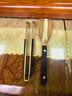 茗器堂黄铜实木茶道六君子套装茶夹养壶笔茶叉茶勺茶刀泡茶工具茶具配件 铜木茶勺（黑檀木） 实拍图