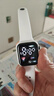 其他品牌高颜值LED手表时尚方形学生科技感超强夜光数字个性运动 白色 实拍图