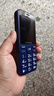 金立老年机4G全网通老年人手机全新超长待机老年手机 大字体大声音大按键学生老人专用备用功能机 蓝色 实拍图
