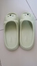 京东京造【泡泡云】踩屎感厚底轻盈防滑外穿拖鞋凉拖女士 浅绿39-40 实拍图