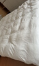 斯诺曼【暖芯】90%白鸭绒被子羽绒被芯 加厚冬被220*240cm填充1400g白色 实拍图