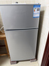 新飞（Frestec）小冰箱 冰箱小型双开门 迷你双门家用宿舍租房冷藏冷冻电冰箱节能省电 58L银【行业热卖+租房必备】升级款 实拍图