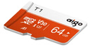 爱国者（aigo）64GB TF（MicroSD）存储卡 U3 A1 V30 4K 监控摄像头 行车记录仪专用高速内存卡 T1 读速100MB/s  实拍图