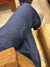 真维斯（Jeanswest）牛仔裤男加绒2025冬季轻商直筒修身保暖牛仔长裤男蓝色加绒30 实拍图
