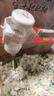 布卡星仓鼠白色水壶不锈钢滚珠防漏立式喝水龙猫荷兰猪用品80ml 实拍图