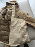 骆驼（CAMEL）[北风]三合一冲锋衣户外登山服防风防雨防污抓绒羽绒内胆运动外套 羽绒+抓绒]番木棕椰壳男 A13CAXX085AB XL 实拍图