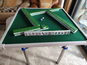 梦多福 麻将桌 折叠手动麻将机餐桌两用棋牌桌家用便携式简易手搓宿舍 80*80cm  【不锈钢腿+烟灰缸 】 升级款 实拍图