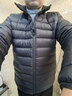 京东京造【air+零压排骨羽绒】轻薄羽绒服男外套冬90鸭绒立领曜石黑XL 实拍图