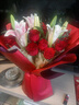 来一客鲜花速递玫瑰百合鲜花送女友老婆生日礼物表白全国同城配送 19朵红玫瑰粉百合花束 实拍图