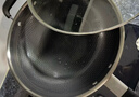 炊大皇炒锅有钛0氟不粘锅316L不锈钢不粘平底炒锅34cm 实拍图