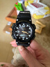卡西欧（CASIO）手表男光动能防水防震运动电子日韩表送男友礼物AQ-S810W-1B 实拍图