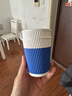 京东京造 纸杯一次性杯子咖啡杯三层加厚食品级办公家用水杯280ml【60只】 实拍图