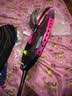 李宁（LI-NING）羽毛球拍单拍全碳素比赛用拍锋影900NEW荧光莓红 4U空拍 实拍图