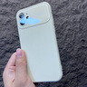 古雷斯适用苹果12手机壳 iphone12保护套镜头全包肤感液态硅胶超薄防摔简约男女款 古董白 实拍图