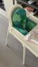 宜家（IKEA）ANTILOP安迪洛高脚椅宝宝餐椅婴儿餐椅儿童椅学坐椅多功能椅子 白色+多色条形支撑垫 实拍图