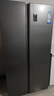 Haier【新品】海尔冰箱双开门对开门纤薄一级能效双变频风冷无霜干湿分储大容量家用智能电冰箱家电补贴 617升+黑金净化系统+90°开门悬停 实拍图
