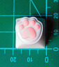 火矛 猫爪键帽个性硅胶萌猫主题键帽客制化创意可爱个性二次元十字轴OEM高度人体工学粉色机械键盘键帽 【萌猫】猫爪键帽1颗-袋装 实拍图