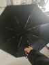热销雨伞男女晴雨两用学生情侣黑胶三折防晒防紫外线遮阳伞 【自动8骨】加厚加固黑胶黑色 实拍图