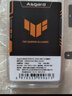 阿斯加特（Asgard）32GB DDR4 3200 台式机内存条 金伦加-黑橙甲 TUF联名款 适配黑神话悟空 实拍图