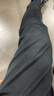 优衣库常规款男装女装保暖休闲长裤/休闲裤裤子479375 07 青灰色 M /170/80A 实拍图