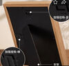 世纪开元 相框8英寸木质摆台婚纱照洗照片冲印加框挂墙情侣照片墙全家福组合画框摆件定制加相片打印 原木色 实拍图
