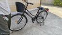 凤凰（Phoenix）上海凤凰自行车成人女士老年人式2026新款轻便通勤代步实心胎单车 密封全轴承【特厚铝合金轮】仿蝶黑 26寸充气胎【身高1.55-1.85米】 实拍图