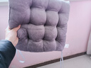 加厚毛绒椅子坐垫冬季软垫屁垫汽车坐垫软垫屁股垫垫子软垫 浅灰色 40X40cm 实拍图