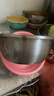 美厨（MAXCOOK）316L不锈钢盆筛3件套 加大调料盆洗菜盆和面盆 米筛味斗 MCWA5745 实拍图